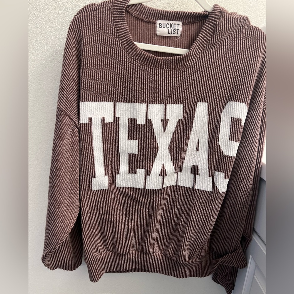 Texas oversized long sleeve.